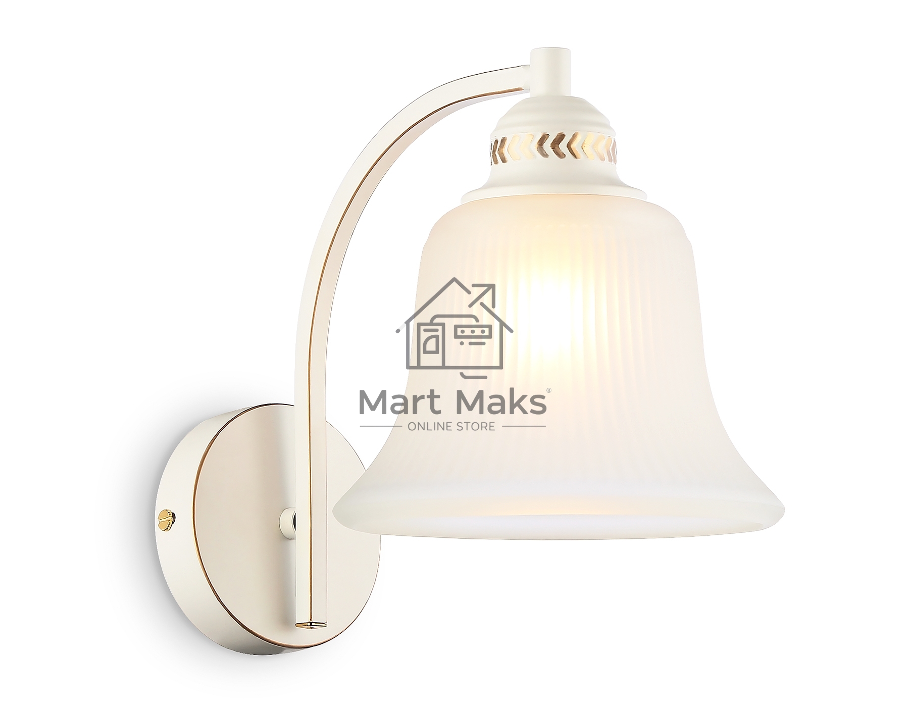 Светильник Ambrella light TR3052 WH/GD/FR белый/золото/белый матовый E27 max 40W 225*163*265