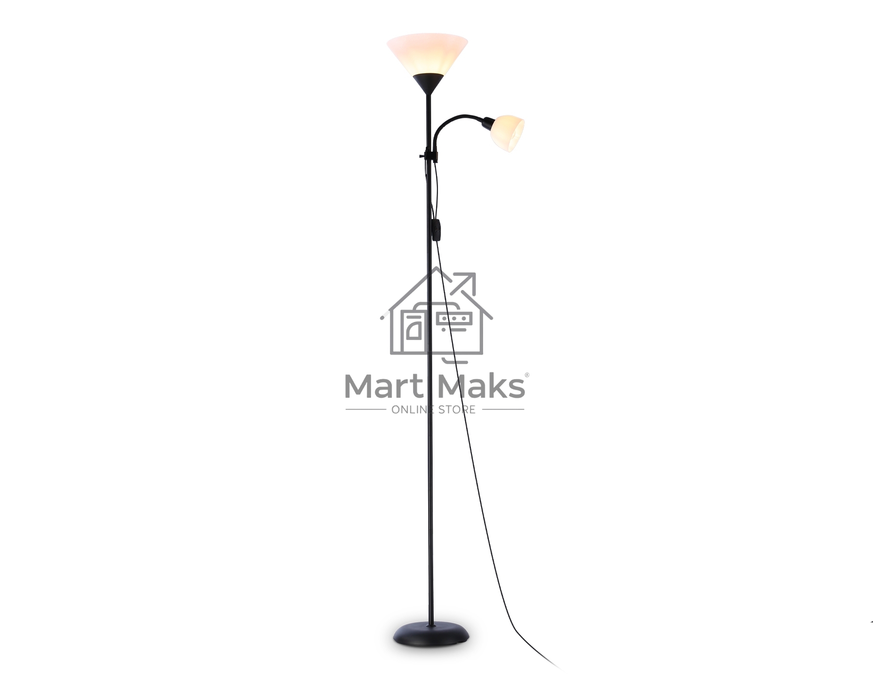 Светильник Ambrella light TR97629/2 BK черный E27+E14 max 40W D245/100*1770