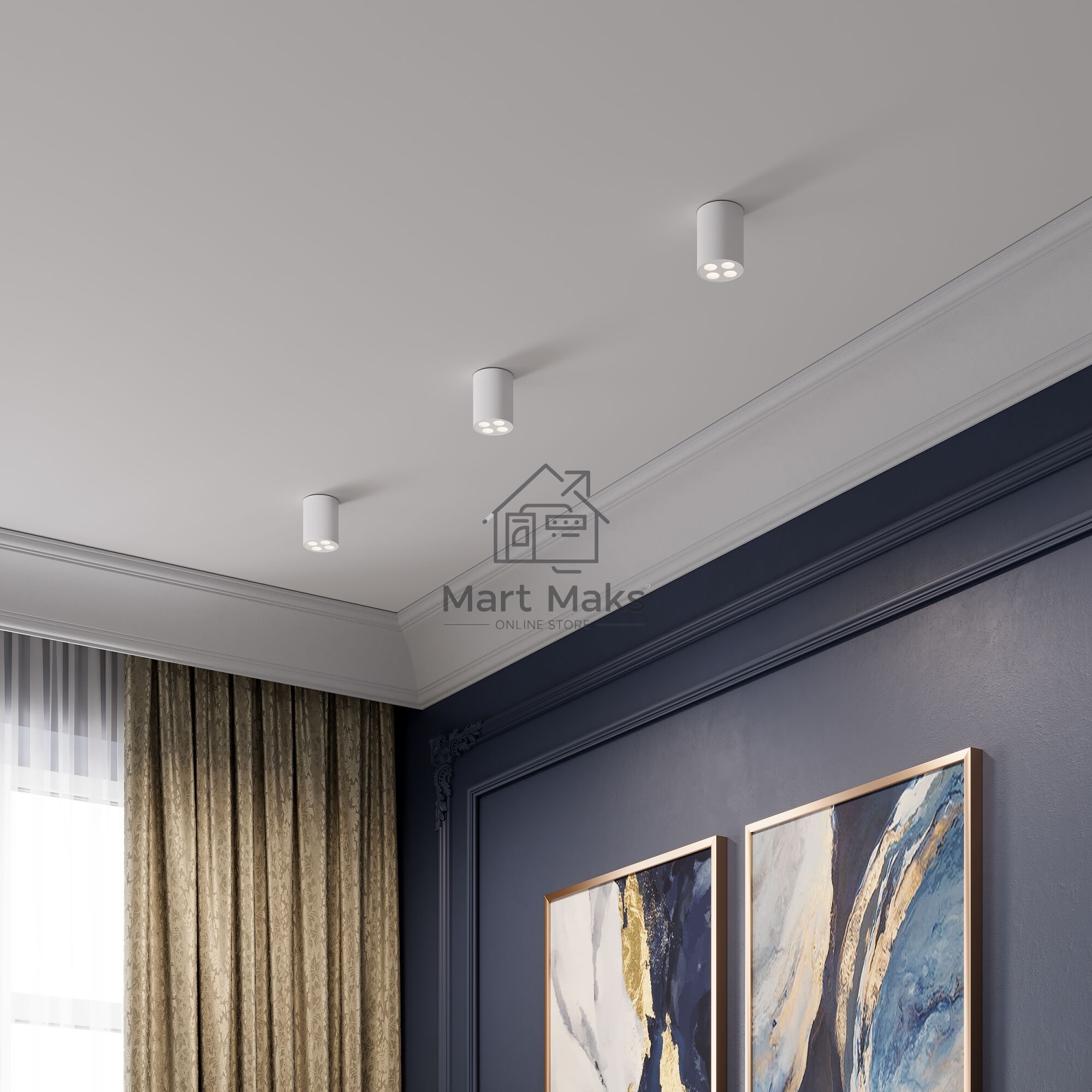 25111/LED 7W 4000K / Светильник потолочный светодиодный / белый