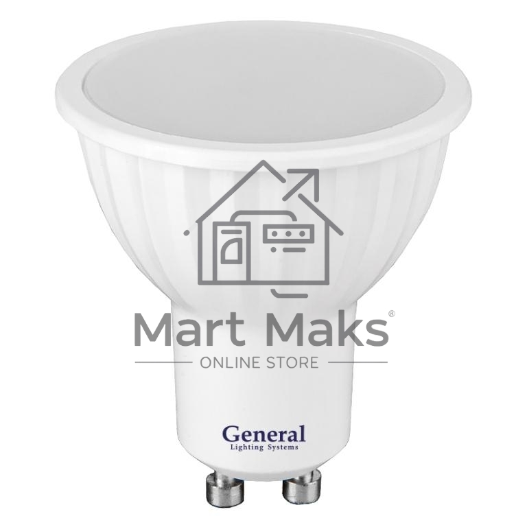 Лампа Светодиодная General  GLDEN-MR16-10-230-GU10-6500 1/10/100