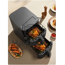 Аэрогриль Xiaomi Dual Zone Air Fryer 12L Dark Grey EU