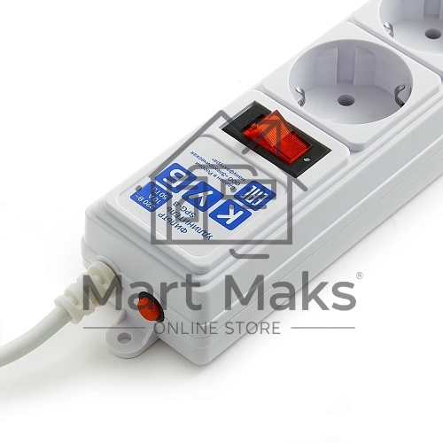 Сетевой фильтр Powercube SPG-B-10-WHITE 3м (5 розеток) белый (коробка)