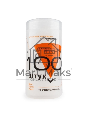 Чистящие средства Konoos KBU-100 Салфетки для комп. техники в банке, 100 шт.