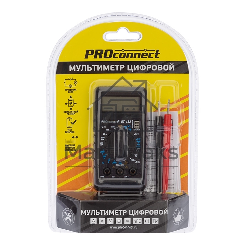 Портативный мультиметр М-182 (DT-182) PROconnect