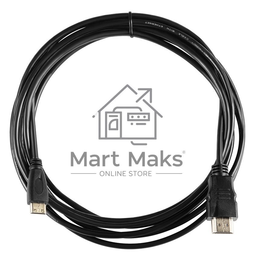 Кабель аудио-видео Buro mini-HDMI (m)/HDMI (m) 3м. черный (BHP-MINHDMI-3)