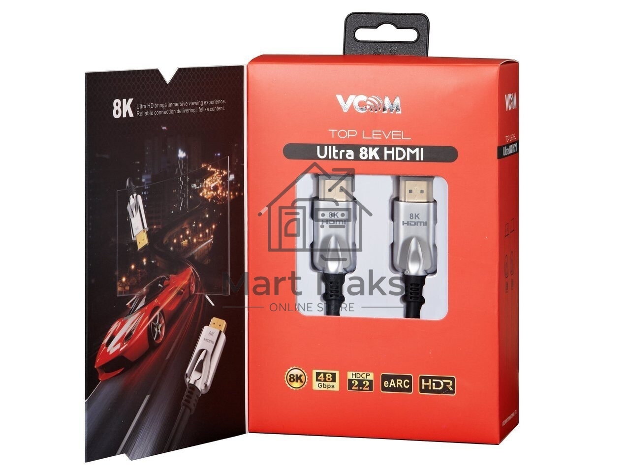 Кабель HDMI 19M/M,ver. 2.1, 8K@60 Hz 1.5m VCOM <CG862-1.5M> VCOM/TELECOM