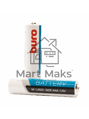 Батарея Buro Alkaline LR03 AAA (4шт) блистер