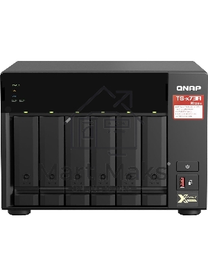 Сетевое хранилище без дисков SMB QNAP TS-673A-8G NAS, 6 trays 3,5