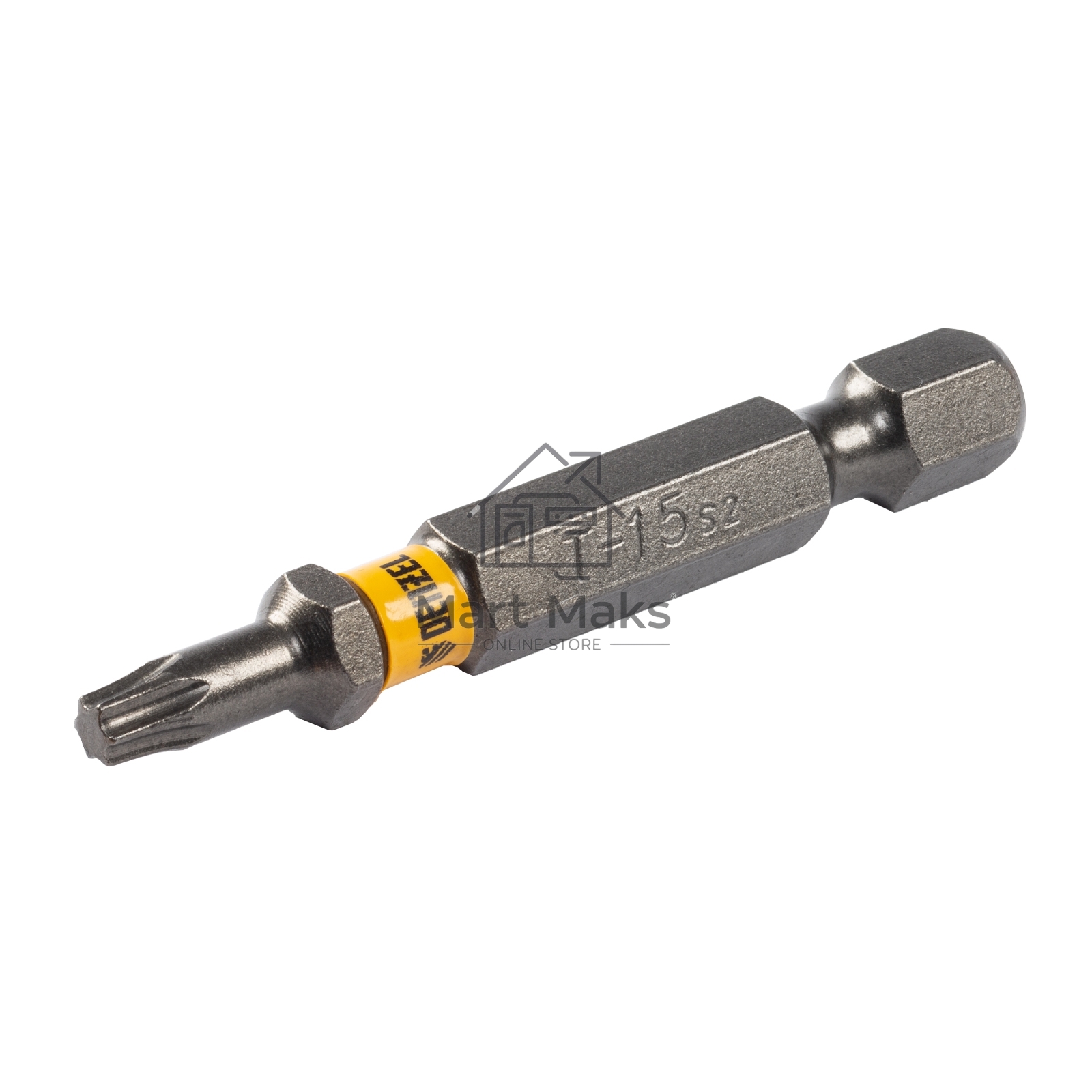 Набор бит TORX 15х50, сталь S2, шестигранный профиль, 10 шт. Denzel