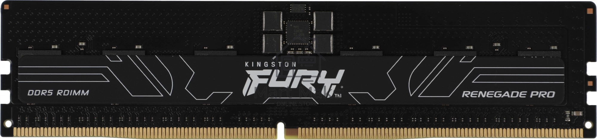 Оперативная память Kingston Fury Renegade Pro Black, DDR5, 16GB (1x16GB), 6000 MHz, CL32, ECC, RDIMM