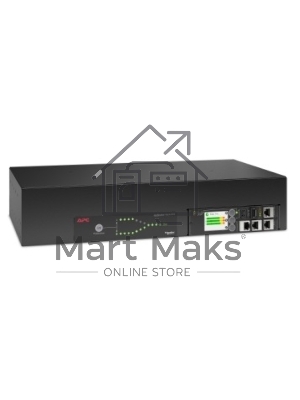 Стоечный переключатель нагрузки APC Rack Automatic Transfer Switch, 2U, 32A, 230V, 2 IEC 309 IN, 16 C13, 2 C19 OUT, 50/60 Hz