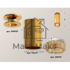 Светильник Ambrella Light XS6327081 PYG/CF золото желтое полированное/кофе MR16 GU5.3 (N6905, C6327, N6154)