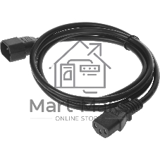 Кабель KingPrice KP-PC-C13-C14-1.5m IEC C13 IEC C14 1.5м черный