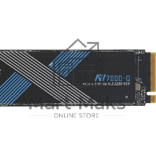 Накопитель SSD Netac NV7000-Q, 2Tb, M.2 2280, PCIe 4.0 x4, NVMe, R/W 7100/6200, с радиатором