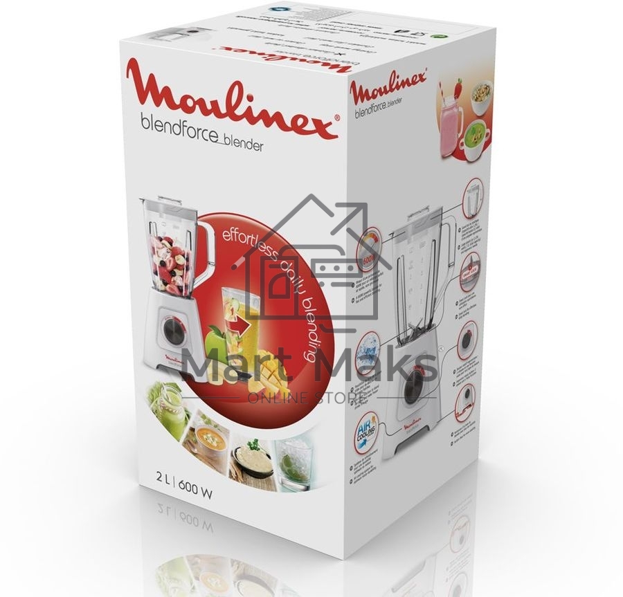 Блендер стационарный Moulinex LM420110 400Вт белый