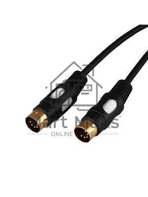 Шнур Rexant DIN 5 Pin - DIN 5 Pin, длина 1,5 метра (GOLD)