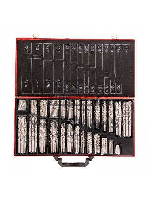 Набор сверл Matrix по металлу, 1-13 мм, 230 шт., HSS, в металлическом кейсе