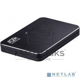 Внешний корпус для HDD AgeStar 3UB2A18 SATA алюминий черный 2.5