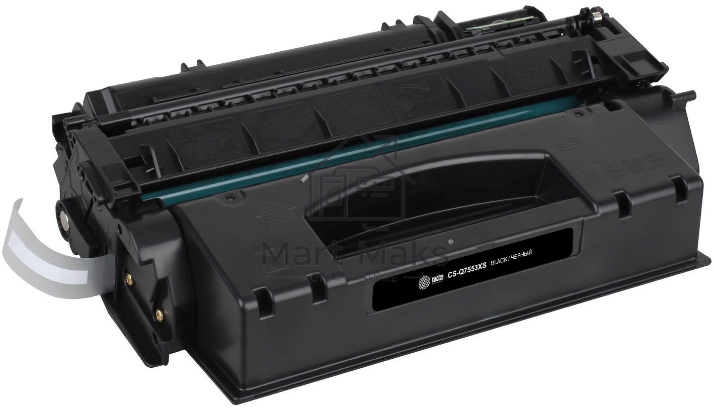 Картридж лазерный Cactus CS-Q7553XS черный (7000 стр.) для HP P2014/P2015/M2727