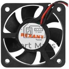 Вентилятор для корпуса Rexant RХ 5015MS 12VDC черный, 50 мм, 5000 об/мин, 33 дБ, 2 pin