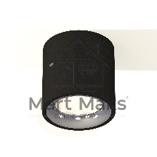 Светильник Ambrella Light XS7532022 SBK/PSL черный песок/серебро полированное MR16 GU5.3 (C7532, N7012)