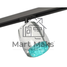Светильник Ambrella light XT1143010 PSL/BL/SBK серебро полированное/голубой/черный песок MR16 GU5.3 (A2537, C1143, N7194)
