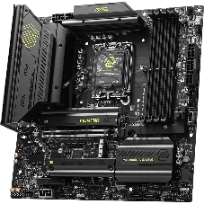 Материнская плата MSI MAG B860M MORTAR WIFI, LGA 1851, Intel B860, 4xDDR5 (до 256 ГБ), 4xSATA, 3xM.2 (1xPCIe 5.0, 2xPCIe 4.0), 1xPCIe 5.0 x16, 1xPCIe 4.0 x4, 1xHDMI, 1xDP, 1x5Gb LAN, Wi-Fi 7, Bluetooth 5.4, 1xUSB-C 40Gbps (Thunderbolt 4), 1xUSB-C 10Gbps, 3xUSB-A 10Gbps, 4xUSB-A 2.0, 3x3.5 мм + S/PDIF оптический, 7.1, чёрный, mATX