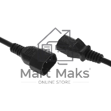 Кабель KingPrice KP-PC-C13-C14-1.5m IEC C13 IEC C14 1.5м черный