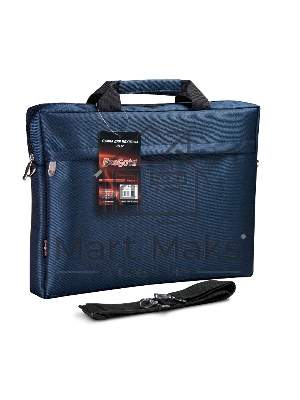 Сумка ExeGate EX205137RUS Start S15 Deep Blue, темно-синяя, полиэстер, для ноутбуков до 15.6