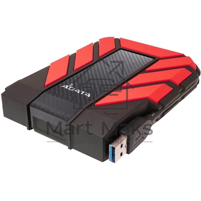 Внешний жесткий диск ADATA2Tb Adata HD710P AHD710P-2TU31-CRD черный/красный (2.5