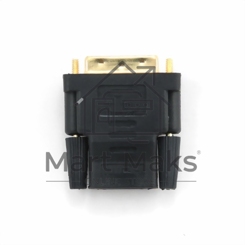 Переходник Cablexpert HDMI-DVI 19F/19M золотые разъемы, пакет, черный (A-HDMI-DVI-2)