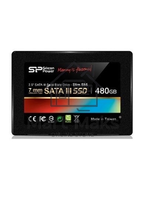 Накопитель SSD Silicon Power Slim S55, 480Gb, SATA, 2.5