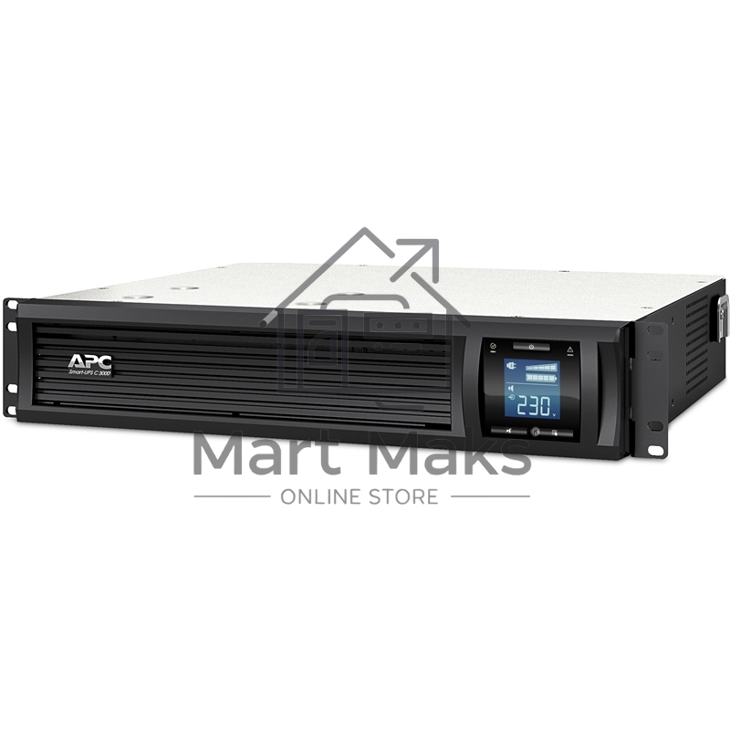 Источник бесперебойного питания APC Smart-UPS C SMC3000RMI2U 2100Вт 3000ВА черный