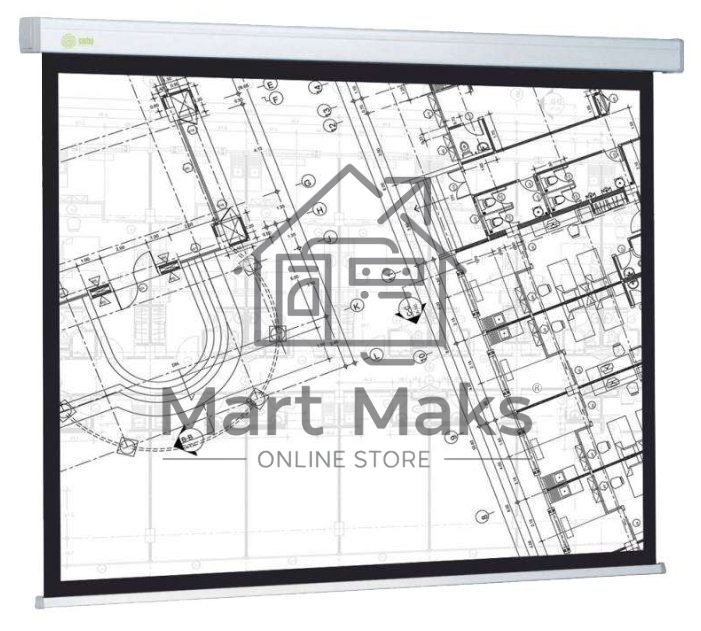 Экран Cactus 124.5x221см Wallscreen CS-PSW-124x221 16:9 настенно-потолочный рулонный белый