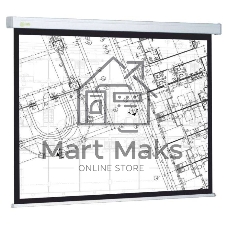 Экран Cactus 124.5x221 см Wallscreen CS-PSW-124x221 16:9 настенно-потолочный рулонный белый