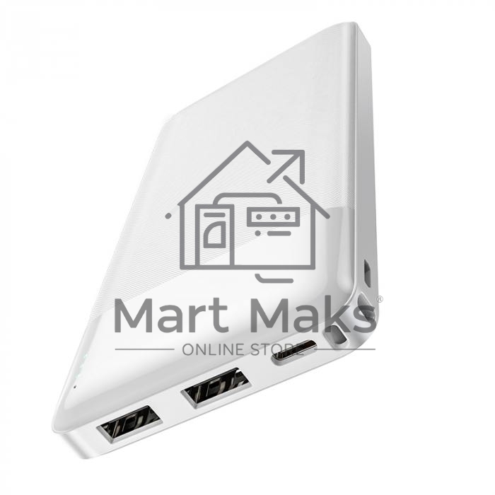 Портативный аккумулятор HOCO J72 Easy travel, 2.0A, 10000mAh, белый