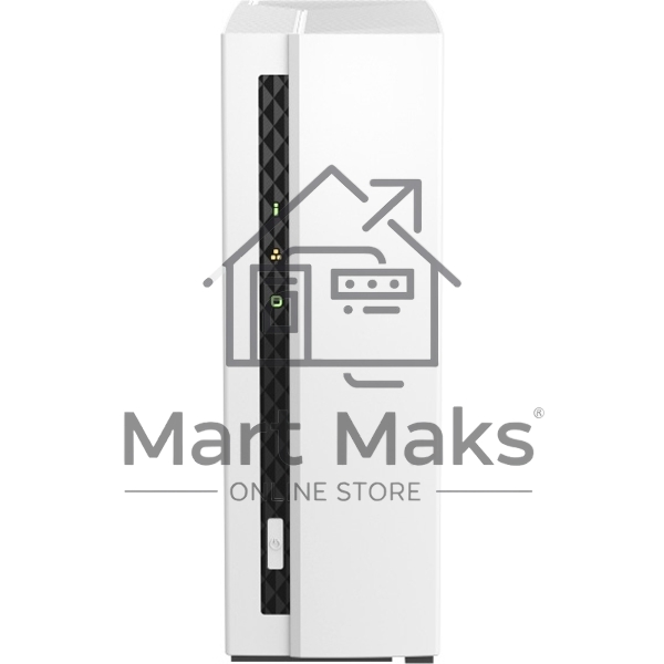 Сетевое хранилище SMB QNAP TS-133 NAS 1 HDD tray. ARM 4-core Cortex-A55 1.8GHz, ram 2 GB (max), 1x1GbE, 1xUSB 2.0 port,1xUSB 3.2 Gen 1