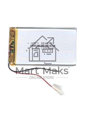 Аккумулятор Li-Pol (батарея) 3.5*45*75мм 2pin 3.7V/1200mAh