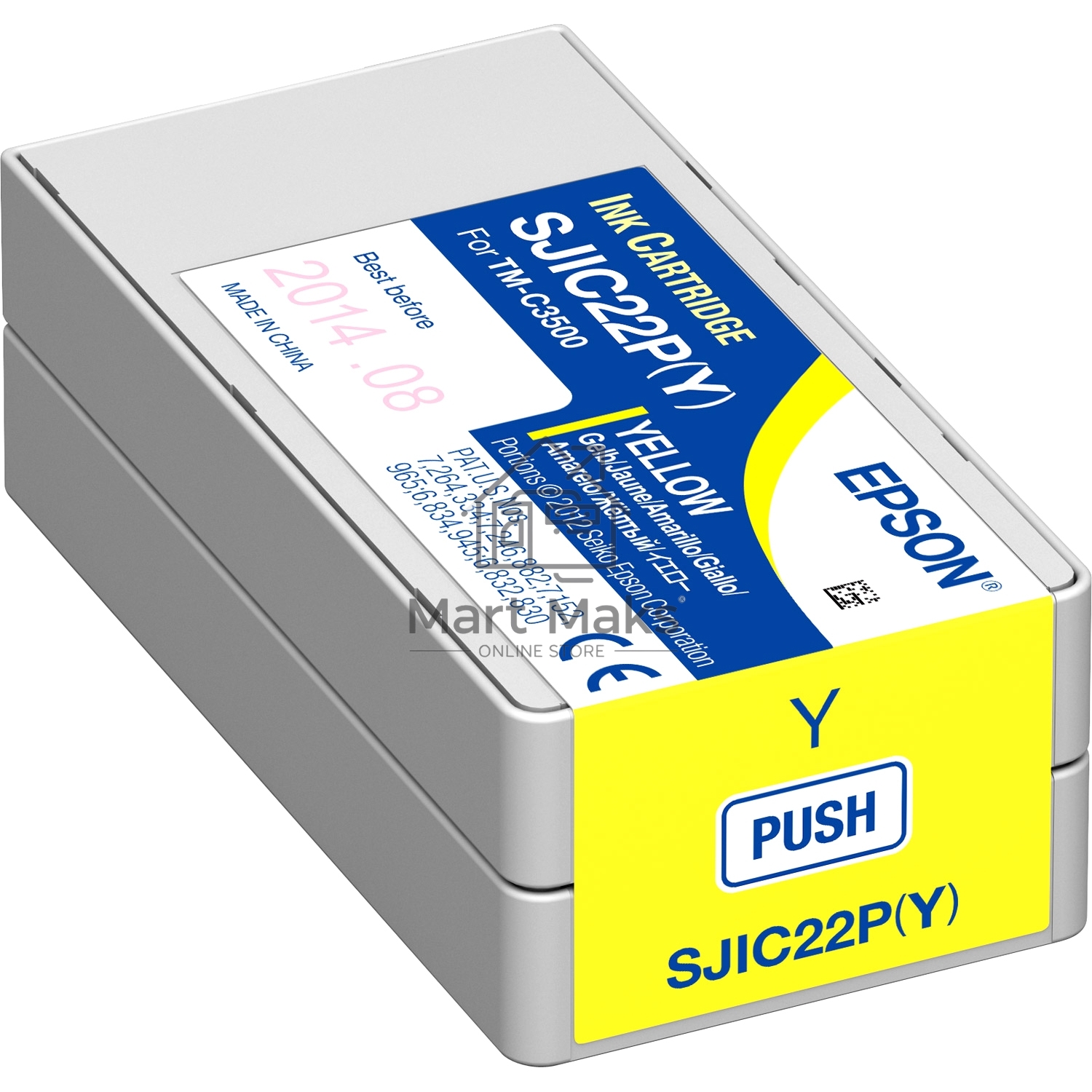 Картридж струйный SJIC22P(Y): INK CARTRIDGE FOR TM-C3500 желтый