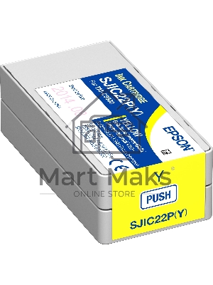 Картридж струйный SJIC22P(Y): INK CARTRIDGE FOR TM-C3500 желтый