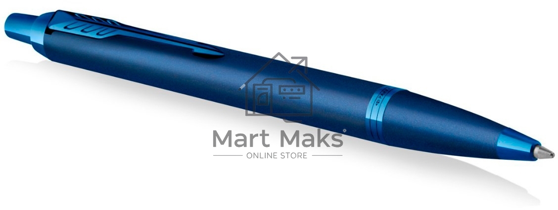 Ручка шариковая Parker IM Monochrome K328 (CW2172966) Blue PVD M, синие чернила, подарочная коробка