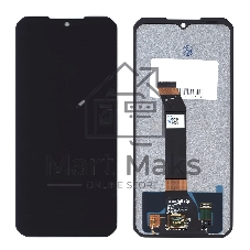 Дисплей для Doogee V30, V30T в сборе с тачскрином черный Orig