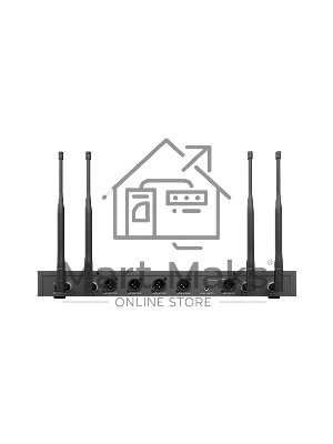 Радиосистема DSPPA D5816 беспроводной приемник, четырехканальный дизайн, PLL, функция автоматической связи с цифровой блокировкой PLL канала UHF200