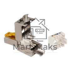 Коннектор Lanmaster LAN-TMP-S6A полевой RJ45 кат.6A STP бел. (упак.:1шт)