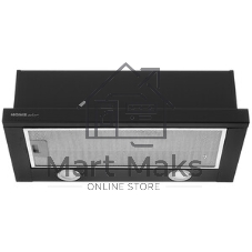 Вытяжка телескопическая HOMSair Flat 60 Glass черный, 60 см, 520 куб. м/ч, 45 дБ