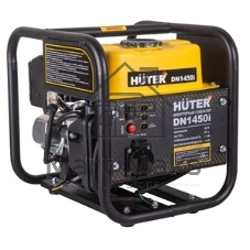 Электрогенератор бензиновый инверторный Huter DN1450i, 1.3 кВт, 96 дБ, 12.42 кг