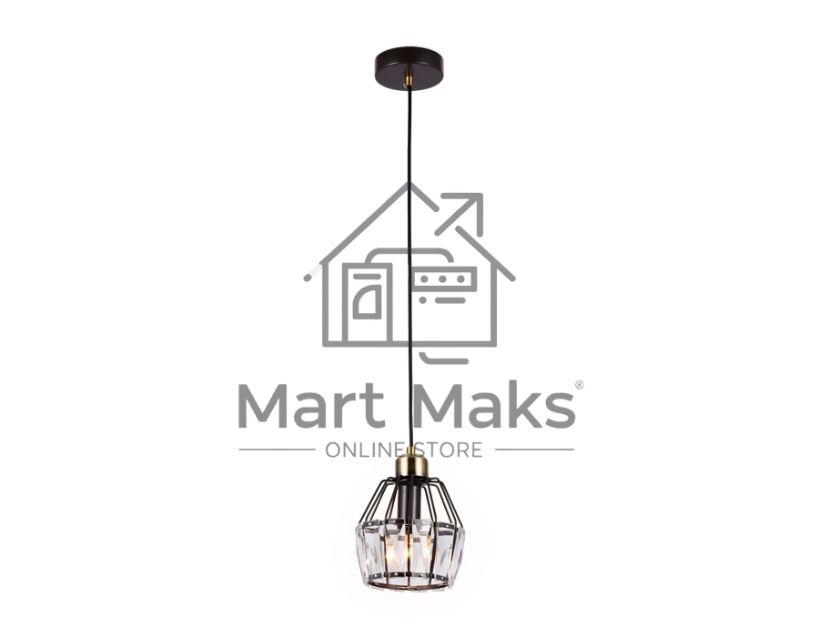 Светильник Ambrella light TR5875 DCF/SB темный кофе/бронза E14 max 40W D150*650