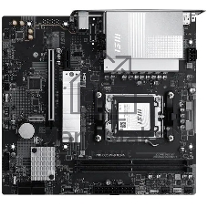Материнская плата MSI PRO B850M-B GEN4, AM5, AMD B850, 2xDDR5 (до 128 ГБ), 4xSATA, 2xM.2 (1xPCIe 5.0, 1xPCIe 4.0), 1xPCIe 4.0 x16, 1xPCIe x1, 1xHDMI, 1xDP, 1x2.5Gb LAN, 1xUSB-C 5Gbps, 3xUSB-A 5Gbps, 2xUSB-A 2.0, 3x3.5 мм, 7.1, чёрный/серебристый, mATX