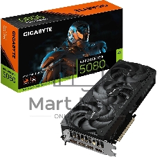 Видеокарта Gigabyte GeForce RTX 5080 WINDFORCE OC SFF, 16 GB GDDR7, 256 bit, 3xDisplayPort, HDMI, GPU 2300 MHz