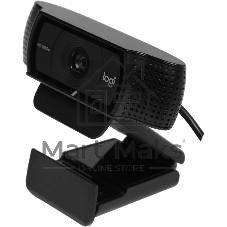 Веб-камера Logitech C920e 1920x1080, 30 кадр/с, USB Type-A, микрофон (2 шт, шумоподавление), автоматическая фокусировка, автоосвещение, шторка приватности, универсальное крепление